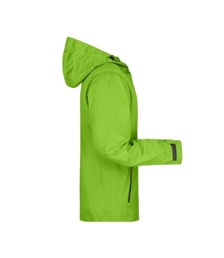 Veste Softshell Homme Vert Printemps Gris Foncé James And Nicholson