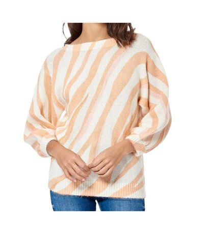 Pull Blanc à Motifs Femme Kaporal Jason - XS