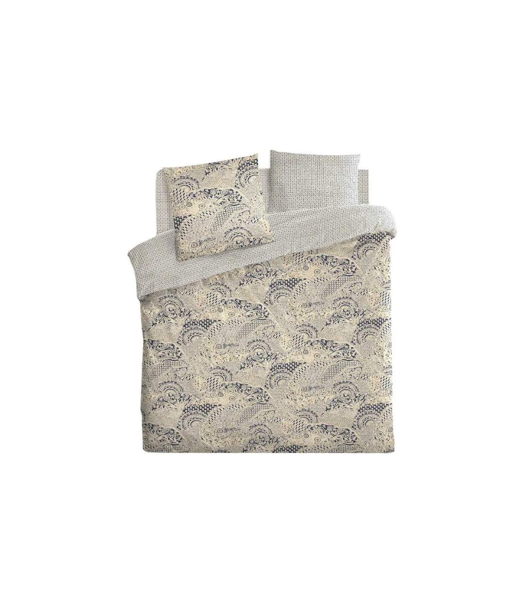 Parure de Lit 3 Pièces Naoki 260x240cm Beige-2