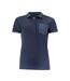 Womens/ladies Pinedale Piqué Polo Shirt Navy James Harvest-1
