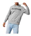Sweat À Capuche Motif/style Graphique Homme Gris Chiné Firetrap-4