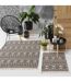 Tapis Déco à Franges Manille 120x170cm Noir-3