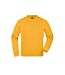 Sweat Workwear Adulte Jaune Or James And Nicholson-1
