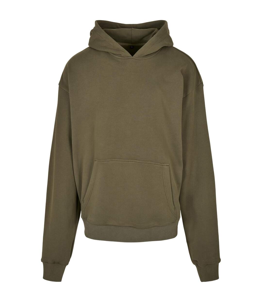 Sweat À Capuche Adulte Olive Build Your Brand-1