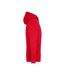Veste À Capuche Lifestyle Homme Rouge Gris Chiné James And Nicholson-3