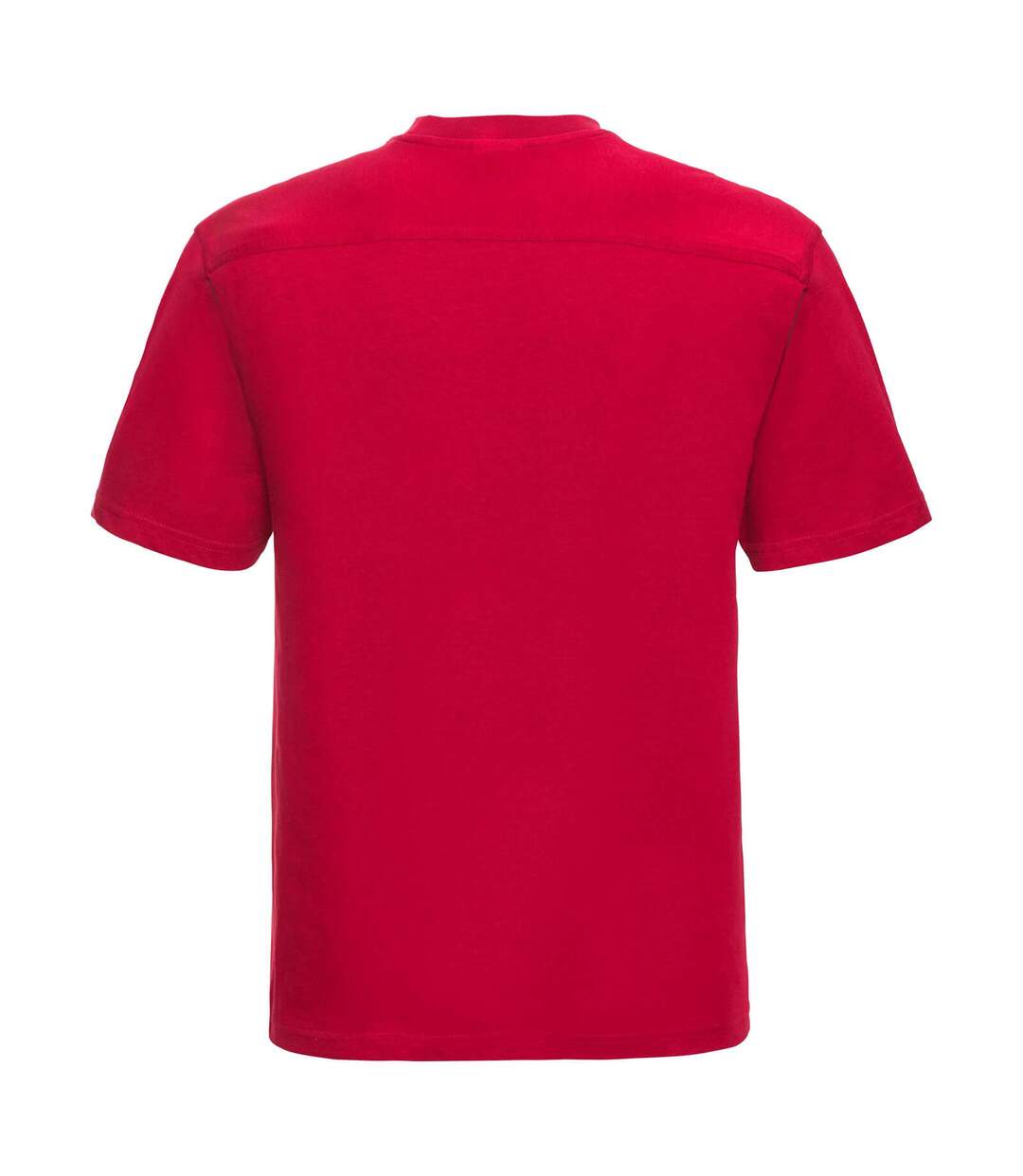 Europe t-shirt à manches courtes 100% coton homme rouge classique Russell