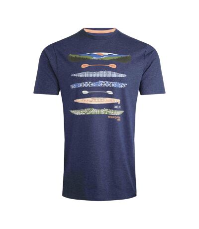 T-shirt homme bleu foncé Weird Fish Weird Fish