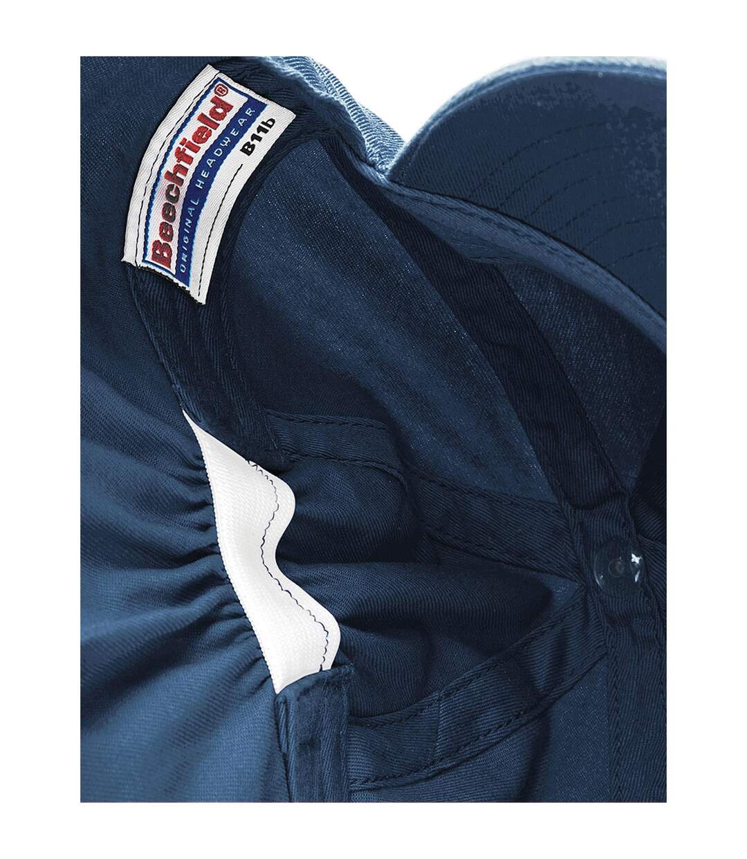 Casquette légionnaire enfant bleu marine Beechfield-2