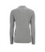 SOLS Womens/Ladies Perfect Long Sleeve Pique Polo Shirt (Grey Marl) - UTPC2908
