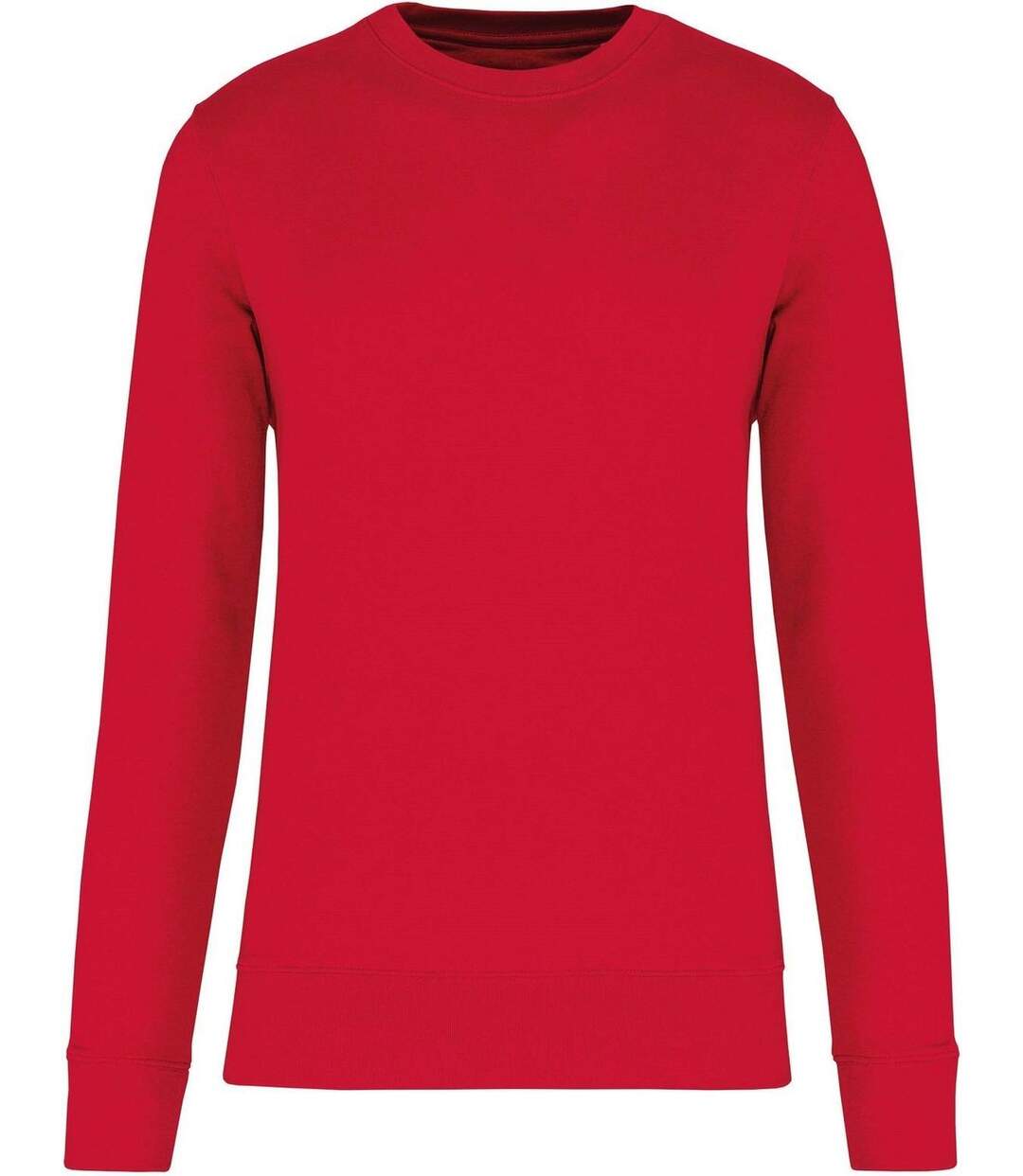 Sweat col rond écoresponsable - Mixte - K4025 - rouge