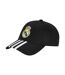 Casquette De Baseball Motif/style Real Madrid Cf Adulte Noir Adidas-1
