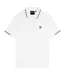 Mens Polo Shirt White Black Lyle & Scott-2