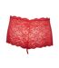 21686 Women's High Waist Lace Thong Culotte-3