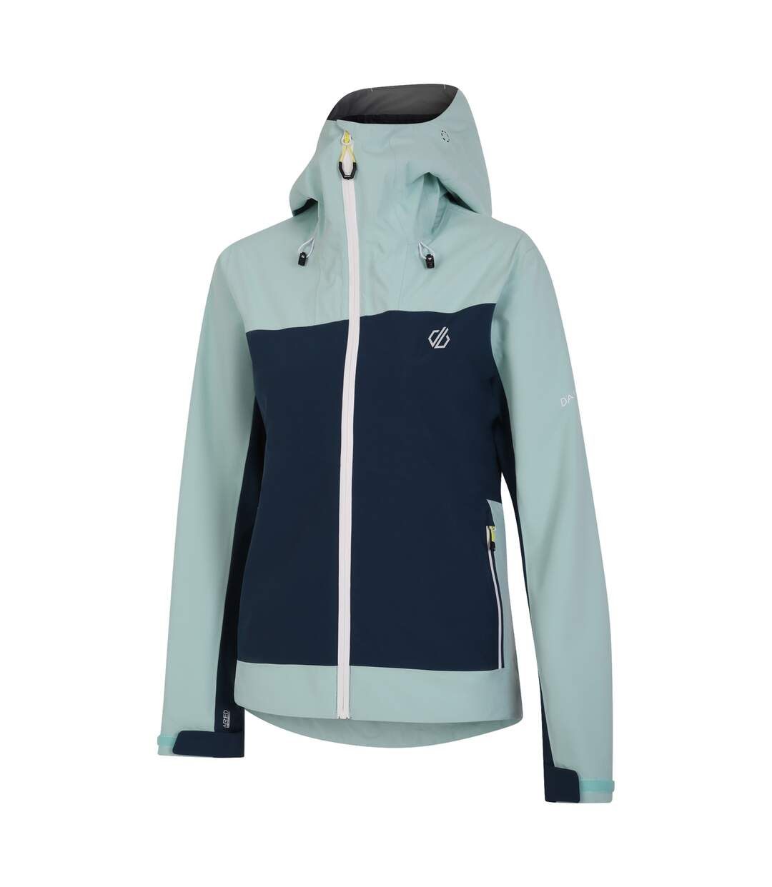 Veste imperméable traversing femme denim sombre / vert menthe Dare 2B-3