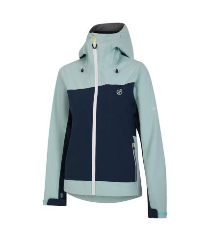 Veste imperméable traversing femme denim sombre / vert menthe Dare 2B