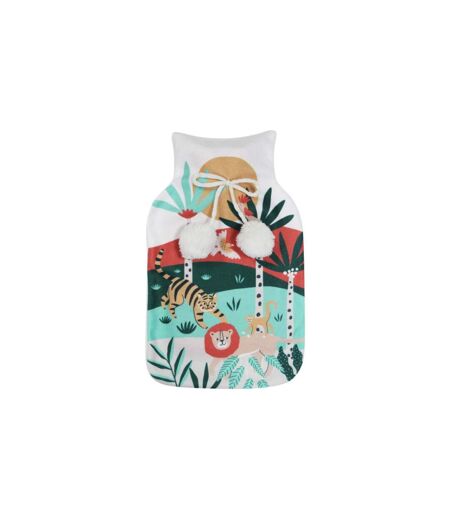 Bouillotte Polaire Imprimé Lionceau 34cm Multicolore