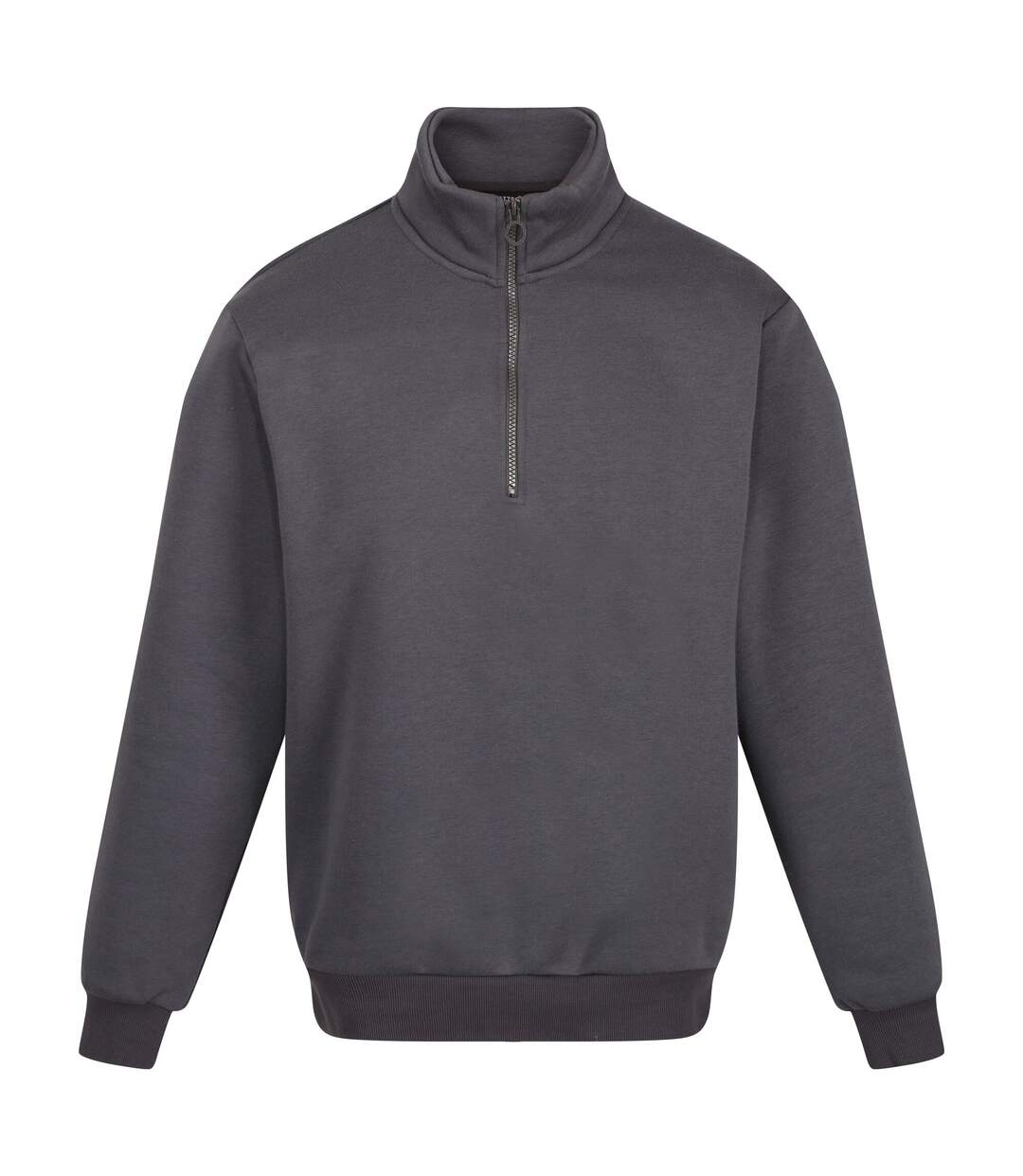 Mens pro quarter zip sweatshirt seal grey Regatta-1