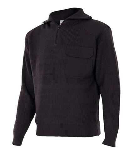 Pull col montant zippé - Homme - VL101 - noir