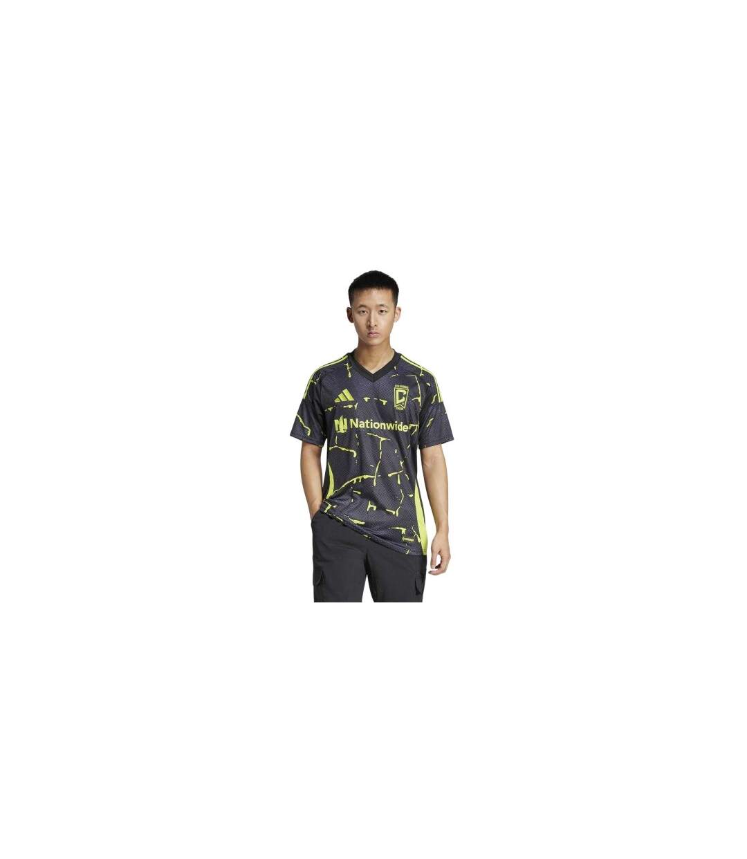 Maillot Extérieur Motif/style Adidas 25/26 Homme Noir Columbus Crew-1