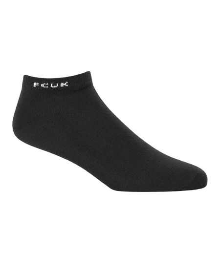 Socquettes homme noir / blanc FCUK