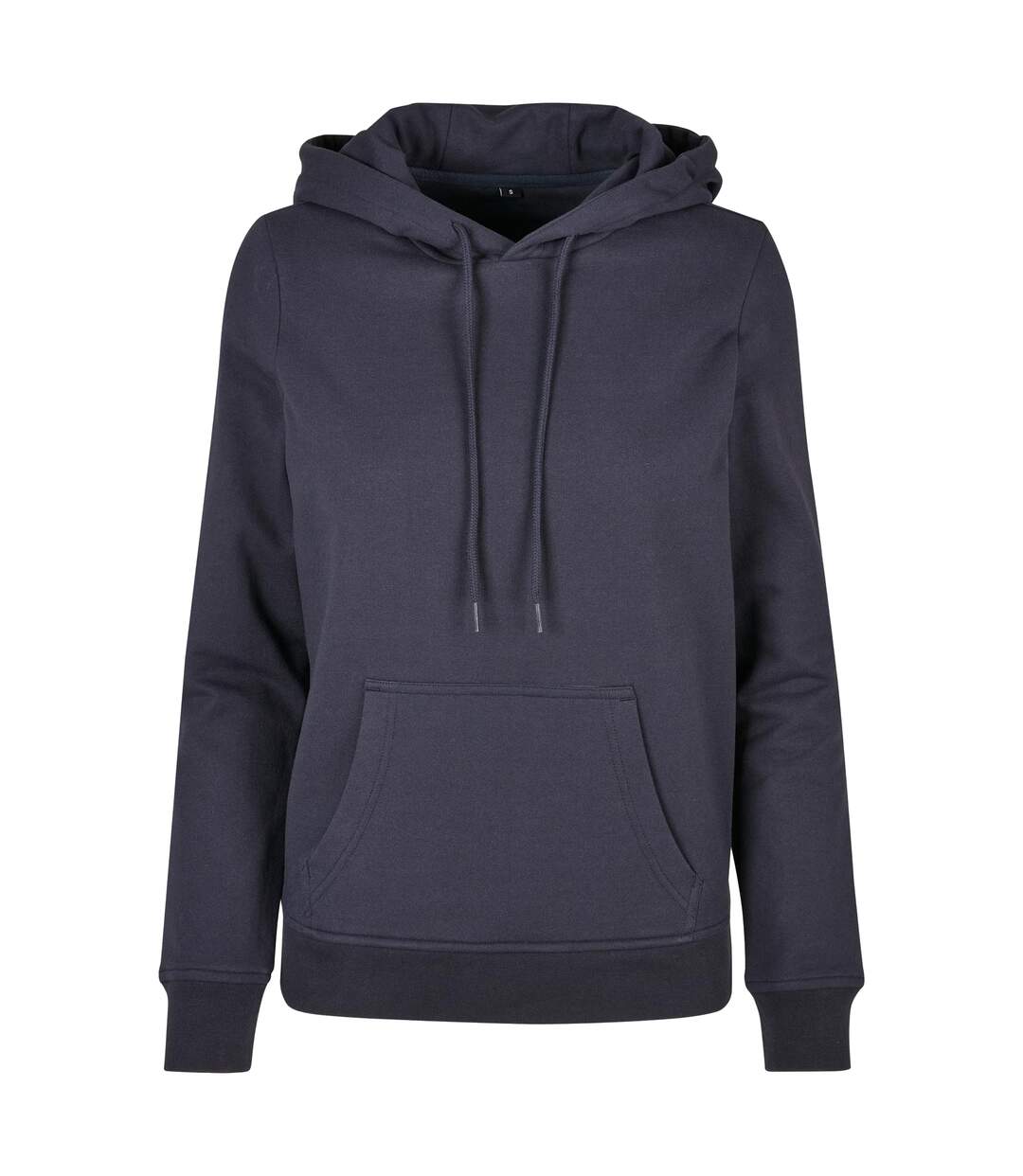 Sweat À Capuche Basic Femme Bleu Marine Build Your Brand-1