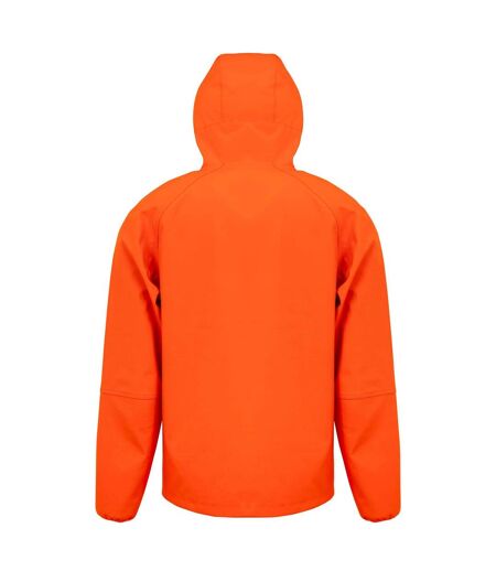Veste Softshell Décontracté Motif/style Imprimé Homme Orange Bleu Marine Result Recycled