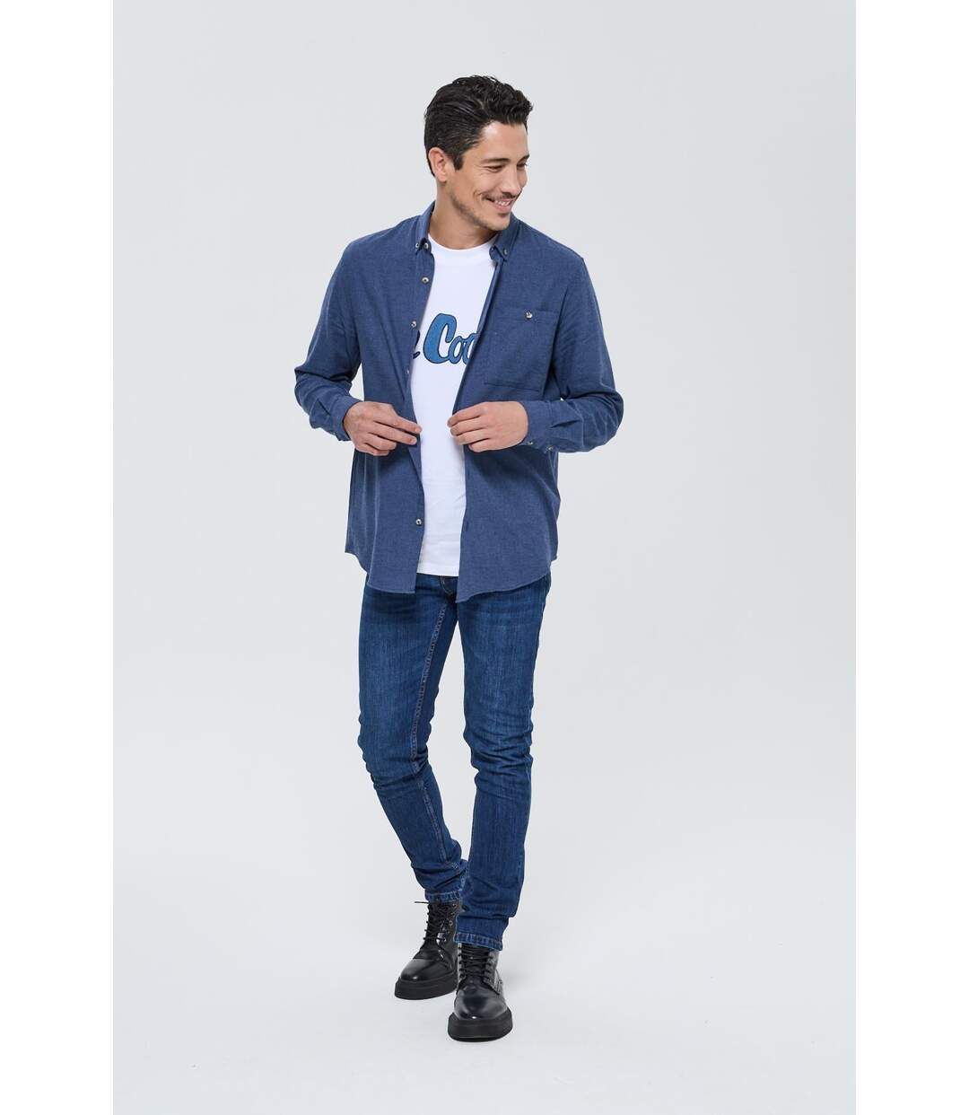 Chemise Dakipo Navy-1