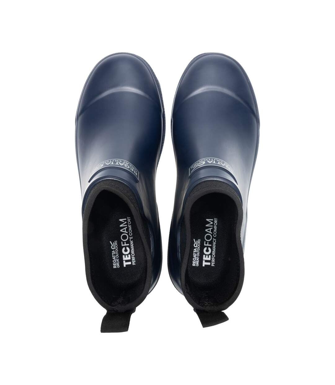 Womens/ladies Mid Cut Wellington Boots Navy Blue Regatta-4