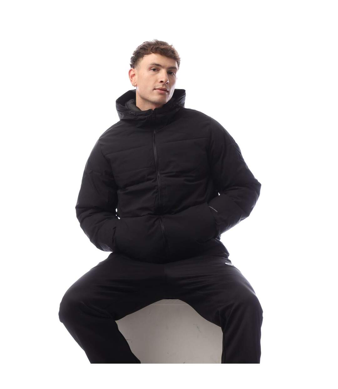 Mens Brady Hooded Jacket Black Jack And Jones-4