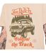 T-shirt homme regular en slub heavy wash print devant Track Vondutch-2