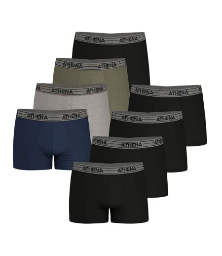 Lot de 8 boxers homme Ecopack Basic Coton Athena