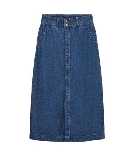 Womens/ladies Denim Skirt Medium Blue Vero Moda