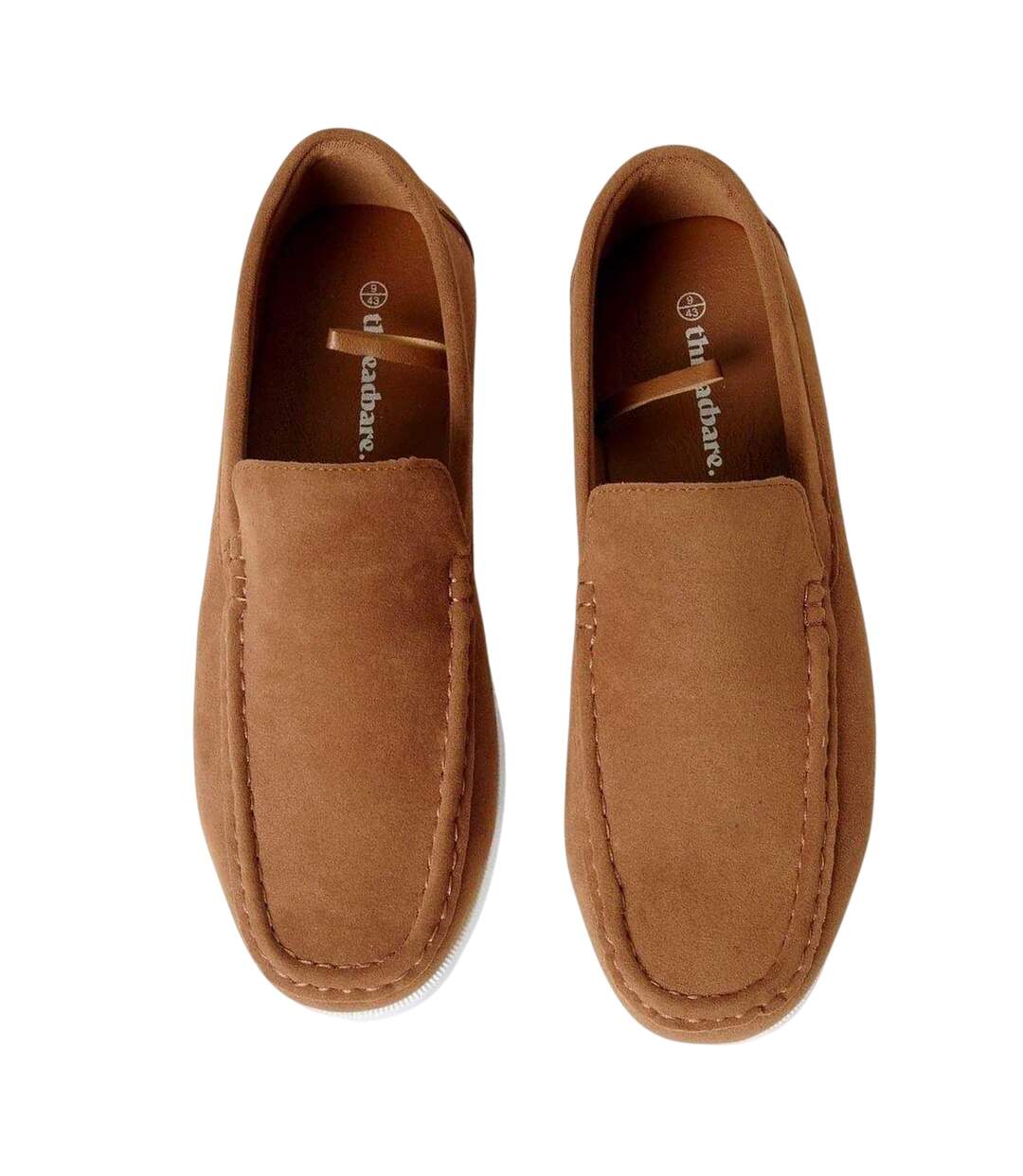 Mens Archibald Casual Loafers Tan Threadbare-3