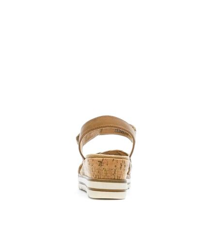 Sandales marron femme relife lack