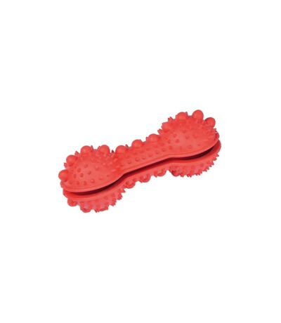 Jouet pour Chien Distributeur Croquettes 15cm Rouge