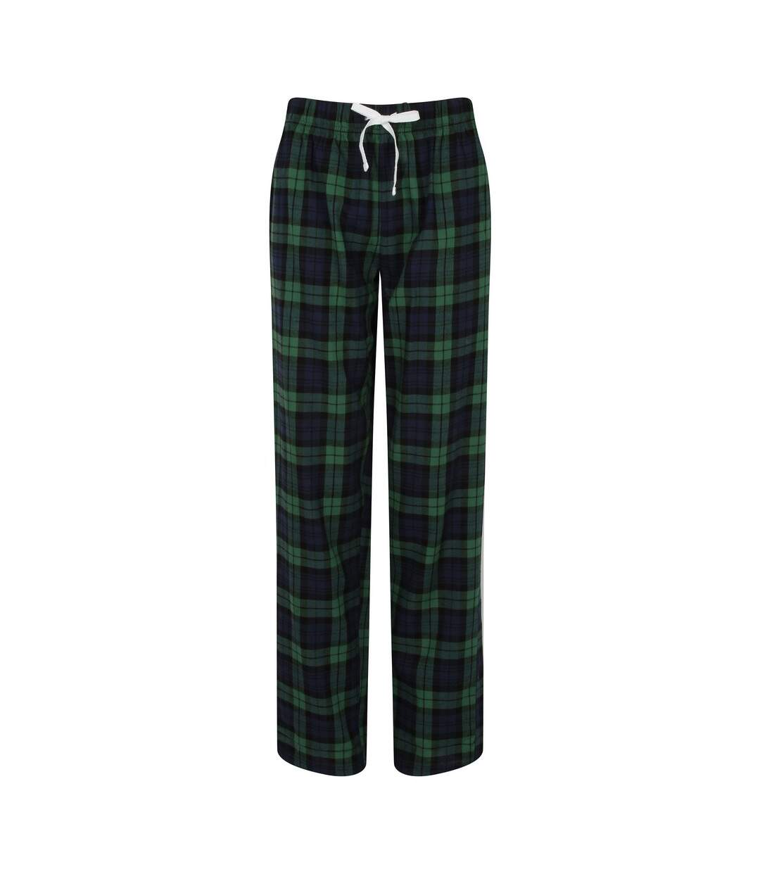 plaid pants blue and green