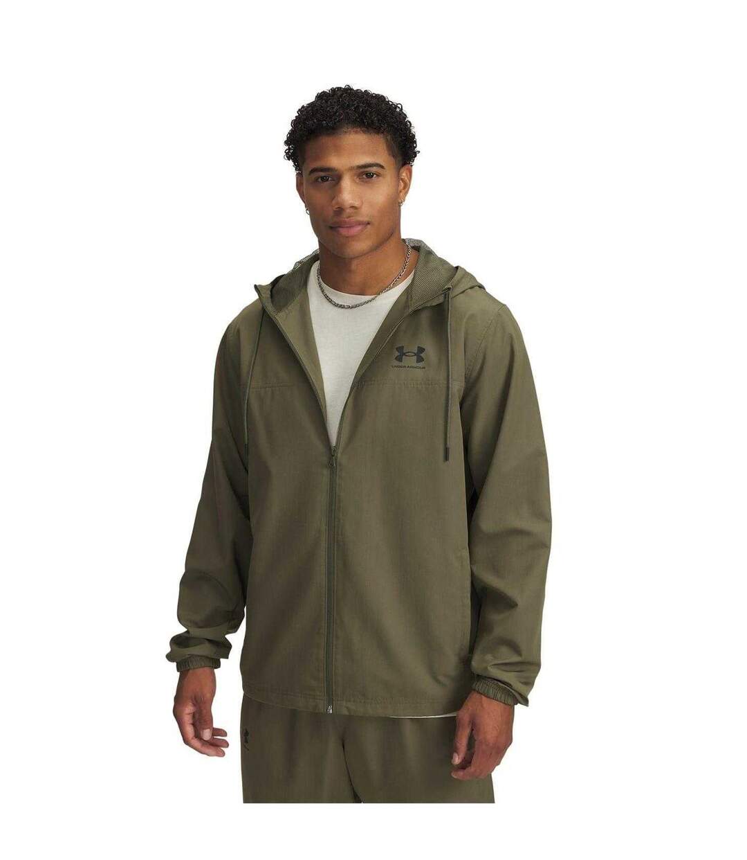 Coupe-vent Manches Longues Sportstyle Homme Vert Olive Under Armour-1