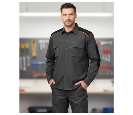Chemise à carreaux fermeture à boutons 3108GN