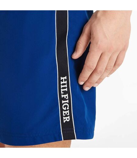 Mens Drawstring Swim Shorts Blue Tommy Hilfiger