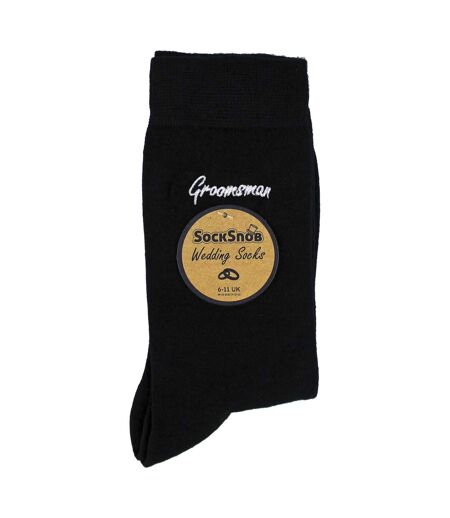 Mens Wedding Socks for Groom Groomsman Best Man Father of the Groom and Bride