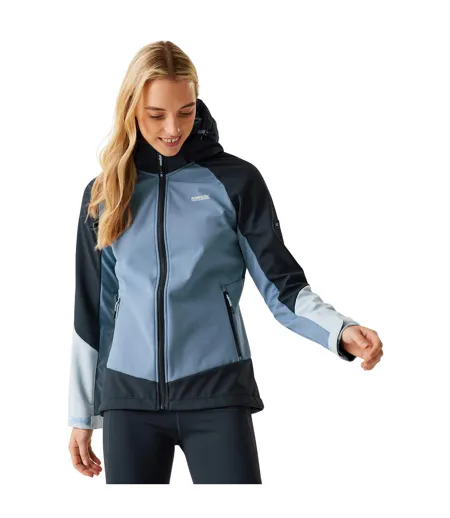 Veste Softshell Desoto Femme Noir Taupe Regatta