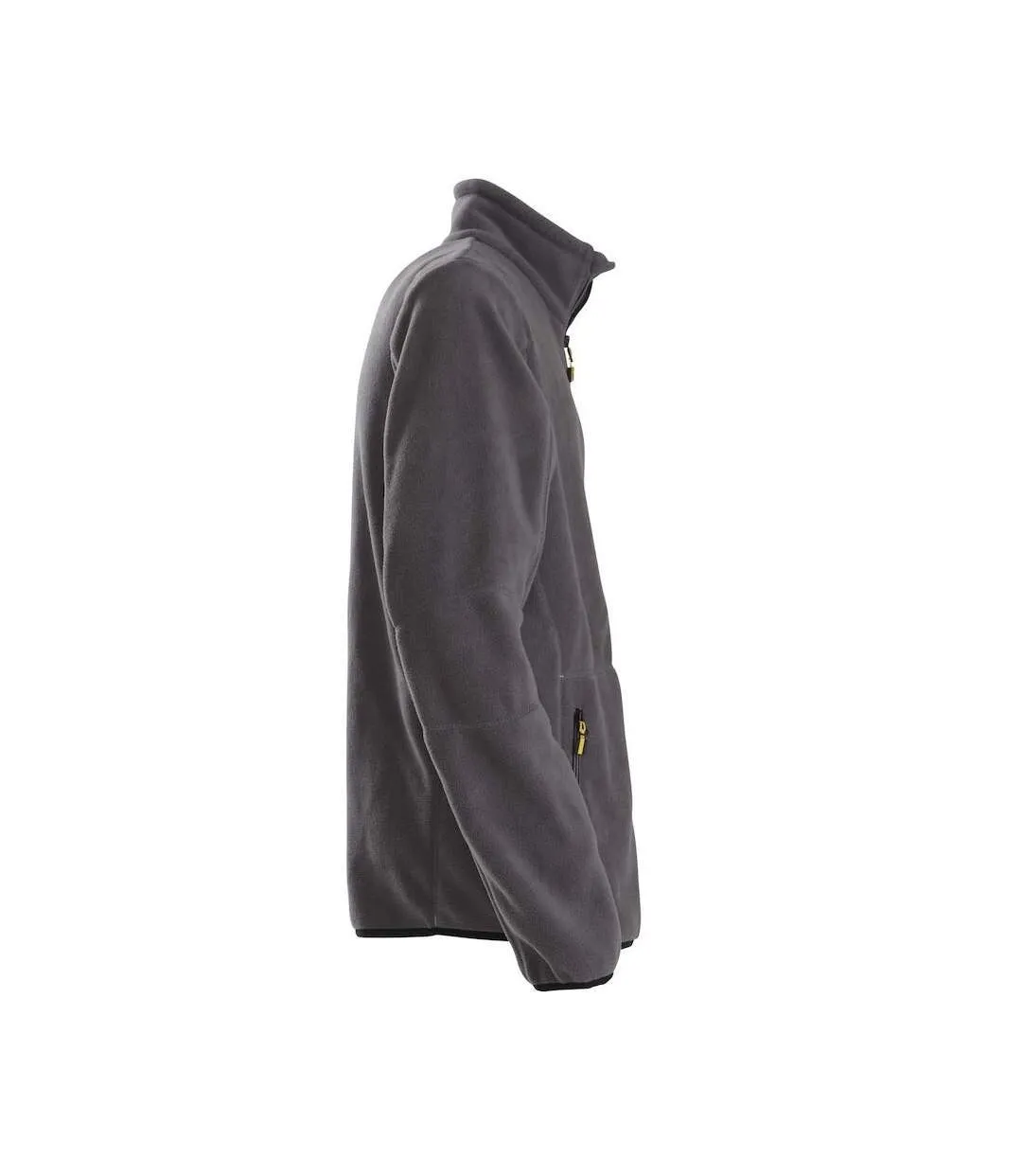 Mens Speedway Fleece Jacket Steel Grey Printer-4