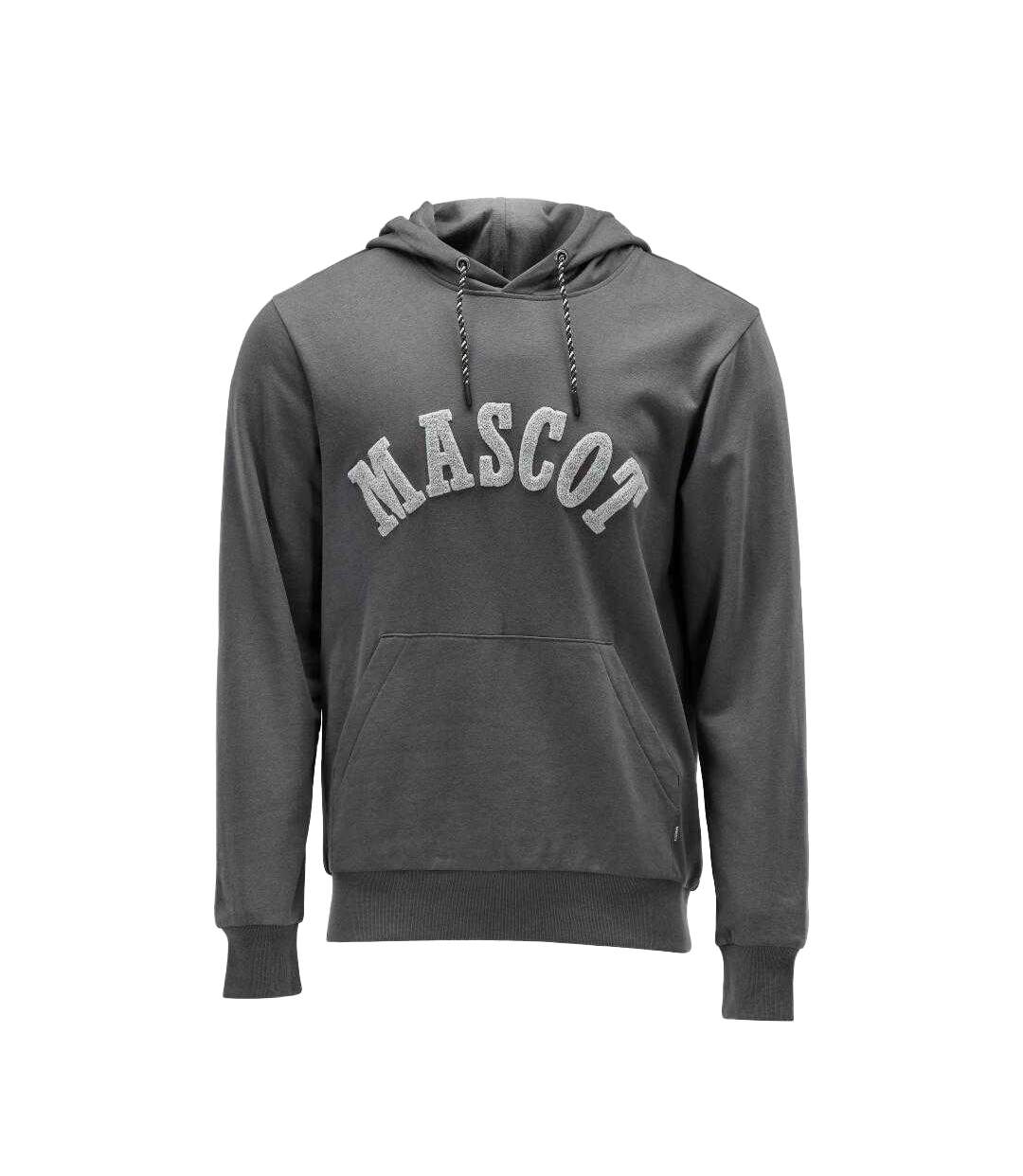 Mens Hoodie Stone Grey Mascot-1