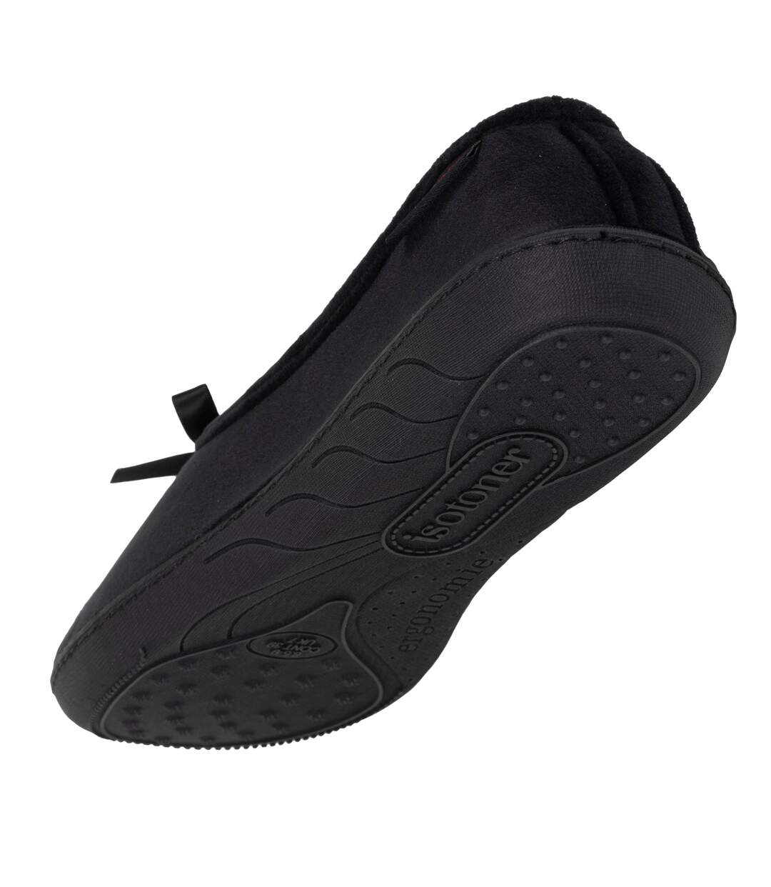 Isotoner Chaussons Ballerines femme ultra confortables semelle à mémoire de forme-5