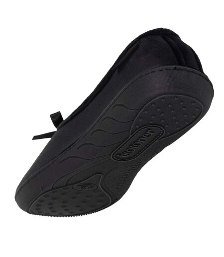 Isotoner Chaussons Ballerines femme ultra confortables semelle à mémoire de forme