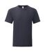 Fruit of the Loom Mens Iconic T-Shirt (Deep Navy)