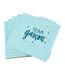 Lot de 20 Serviettes en Papier Team Garçon 33x33cm Bleu-1