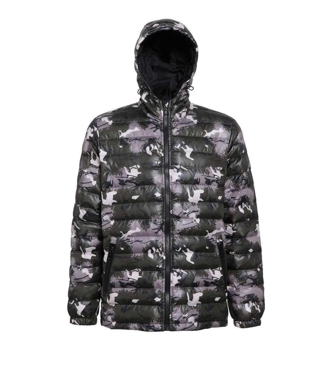 Doudoune matelassée manches longues pour homme - TS016 - vert camo-1