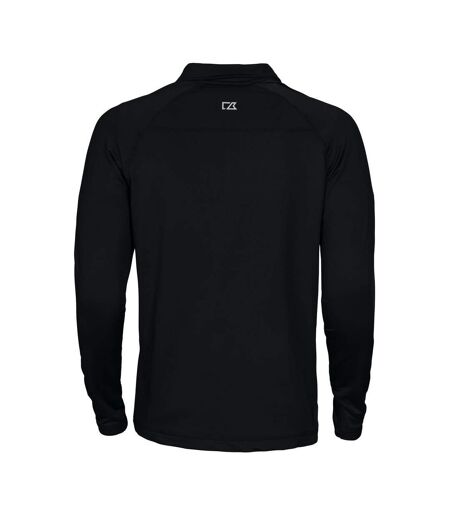 Mens Coos Bay Half Zip Top Black Cutter & Buck