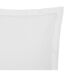 Taie d'Oreiller Percale 50x70cm Blanc-2